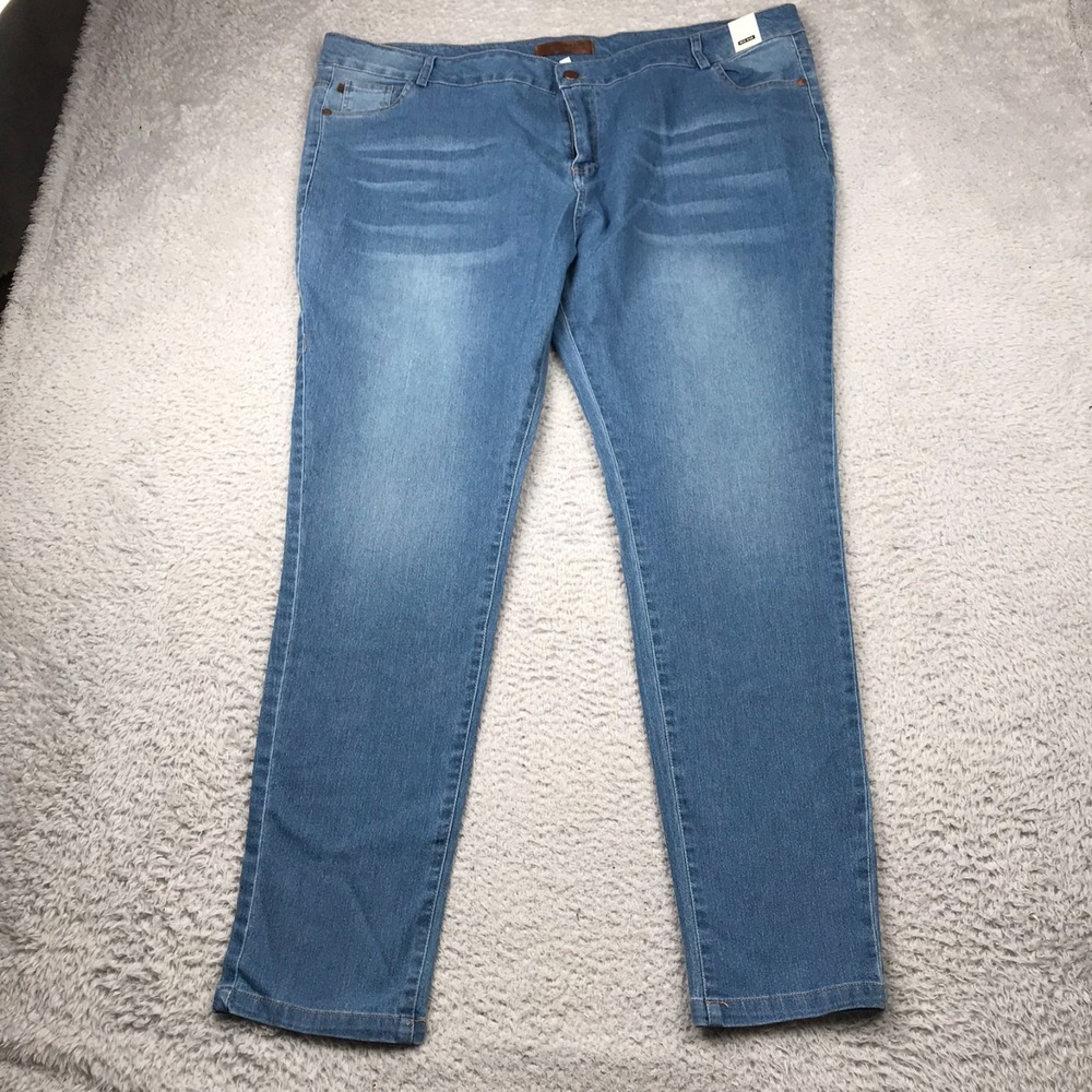Judy Blue Jeans Womens 3XL (44x30) Mid Rise Slim Skinny Stretch Denim NEW NWT